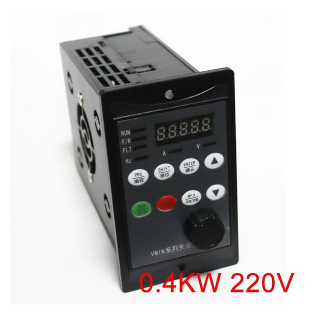 Convertisseur de Fréquence 220 1.5KW 2.2KW 4KWS Simple Entrée de Phase et Sortie 3 Phases / Vitesse Réglable / Onduleur de Fréquence / VFD, Interface Claire
