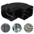 thumbnail image 1 of GAXIRE Rainwater Downspout Diverter Rain Elbow Adapter Aluminium Alloy Square Water Catching 1Pcs, 1 of 8