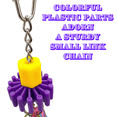 thumbnail image 2 of 1052 Spoon Pot Paci Banger M&M Bird Toys Stainless Steel Durable Colorful, 2 of 5