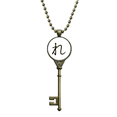 thumbnail image 1 of Carácter katakana japonés re Llavero Collar Colgante Bandeja Cadena Embellecida Unbranded M, 1 of 3