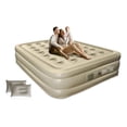 thumbnail image 1 of Colchón Inflable Genérica SPCQC001 Queen Size Con Bomba De Aire Eléctrica Recargable 203x150x43cm Beige, 1 of 8