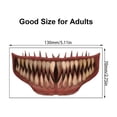 thumbnail image 2 of Tatuajes de boca de Halloween YOUSIM Fiesta Terror Labios aterradores varios tamaños, 2 of 4