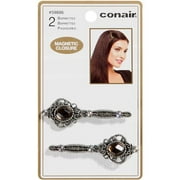 Conair Gold Diamond Barrettes, 1ct