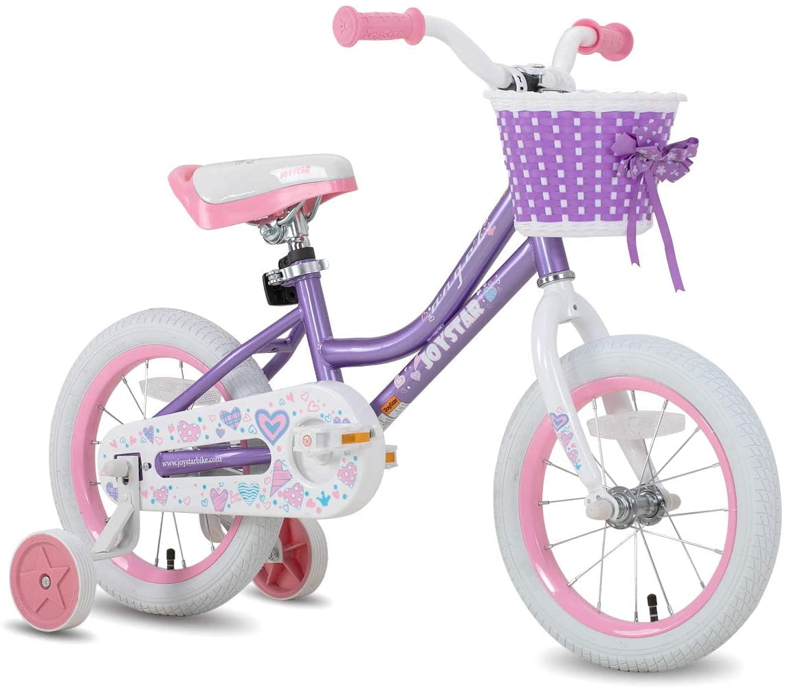 12/14/16 Inch Ages 2 to 5 yrs Kids Bike with Training Wheels Best Gift White USA 