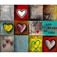 thumbnail image 2 of Mougin, Carine 14x12 Black Modern Framed Museum Art Print Titled - History of Heart, 2 of 4