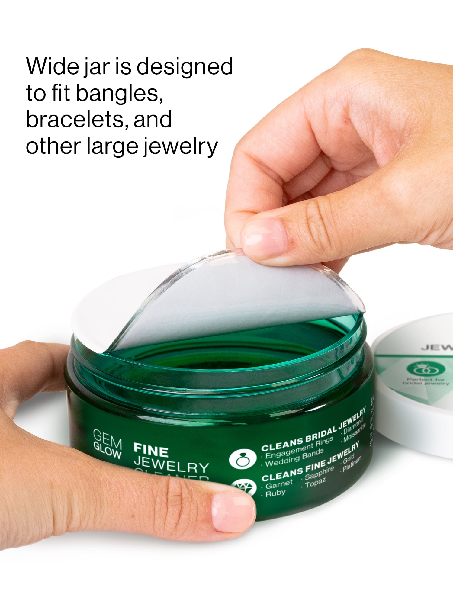 Gem Glow Jewelry & Watch Complete Pro Care System with Ultrasonic Cleaning Machine, Plastic