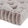 thumbnail image 4 of Intelligent Design Azza Poly Chenille Square Floor Pillow Cushion Blush 20x20, 4 of 7