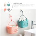 thumbnail image 6 of HEMOTON 4-Piece Hanging Storage Baskets for Bathroom, Portable Shower Organizer, Space-Saving Wall Mounted Storage Solution, 6 of 8
