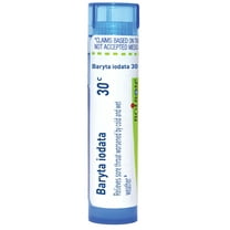 Boiron Baryta Iodata 30C, Homeopathic Medicine for Sore Throat Worsened By Cold And Wet Weather, 80 Pellets