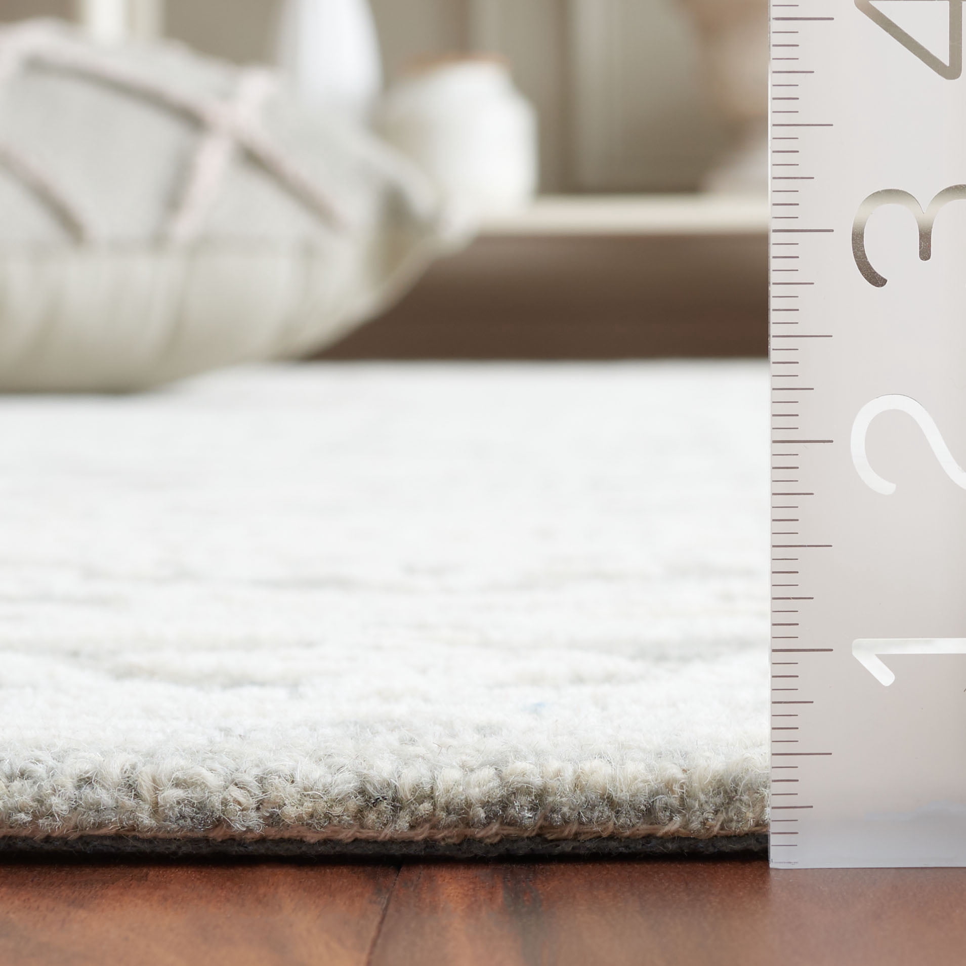 SAFAVIEH Ebony Ainslee Traditional Area Rug, Ivory/Grey, 8' x 10'