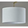 thumbnail image 6 of Adesso Chrystie 83.5" Marble & Metal Arc Floor Lamp with Textured Drum Shade, 6 of 8