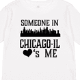 thumbnail image 4 of Inktastic Chicago Illinois Someone Loves Me Skyline Boys or Girls Long Sleeve Toddler T-Shirt, 4 of 5
