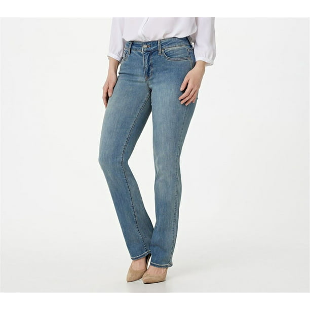 salute Rotate scrapbook NYDJ Marilyn Straight Uplift Jeans in Cool Embrace Women's A458596 -  Walmart.com