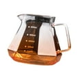 thumbnail image 4 of Cafetera de vidrio con filtro, cafetera de goteo, jarra de vidrio Naranja, 4 of 9