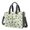Dinosaur and Leaf Beige Pattern-1, variant on Dinosaur and Grid Rainbow Pattern Canvas Messenger Tote Bag, Teacher Tote with Multi Pockets & Removable Strap, Large Capacity Gifts for Work Travel Shopping
