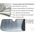 thumbnail image 7 of AutoHeatshield Windshield Sunshade for Chrysler Pacifica With Standard 3.5 inch Windshield-Mounted Sensor 2017 2018 2019 2020 Custom Fit Sun Shade, 7 of 7
