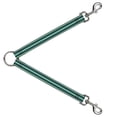 thumbnail image 1 of Buckle-Down Leash Splitter - Stripes Pastel Green Olive - 1" Wide - 30" Length, 1 of 1