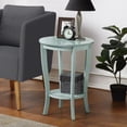 thumbnail image 2 of Convenience Concepts American Heritage Table d'Appoint Ronde en Bois Vert Écume de Mer, 2 of 6