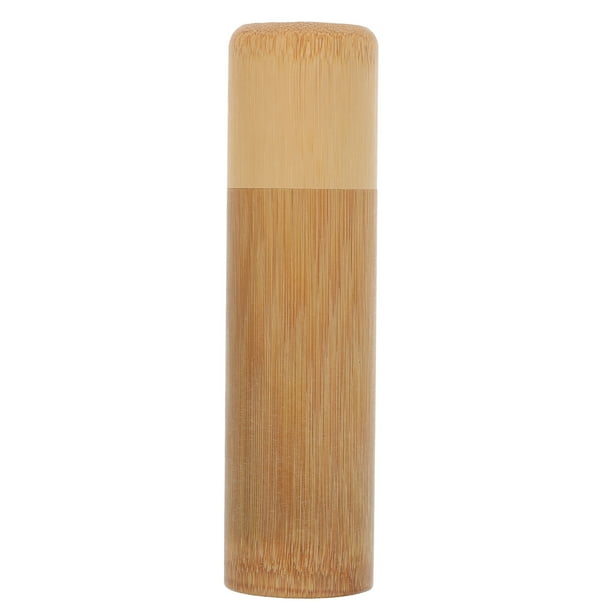 Tubo de almacenamiento de incienso de bambú de bambú de 1pc de bambú para tienda de incienso para el hogar