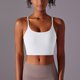 thumbnail image 1 of mfyjkho Camisetas Sin Mangas, Traje Deportivo Ajustado De Alta Elasticidad Con Hilo De Color Sólido Para Mujer, Para Correr, Fitness Y Yoga Tops Casuales Para Mujer M, 1 of 8