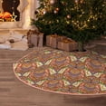 thumbnail image 5 of Rateoe Owl Mandala Pattern Christmas Tree Skirt with Ties , Christmas Tree Decorations, Farmhouse Christmas Decor Xmas Holiday Decorations-48", 5 of 6