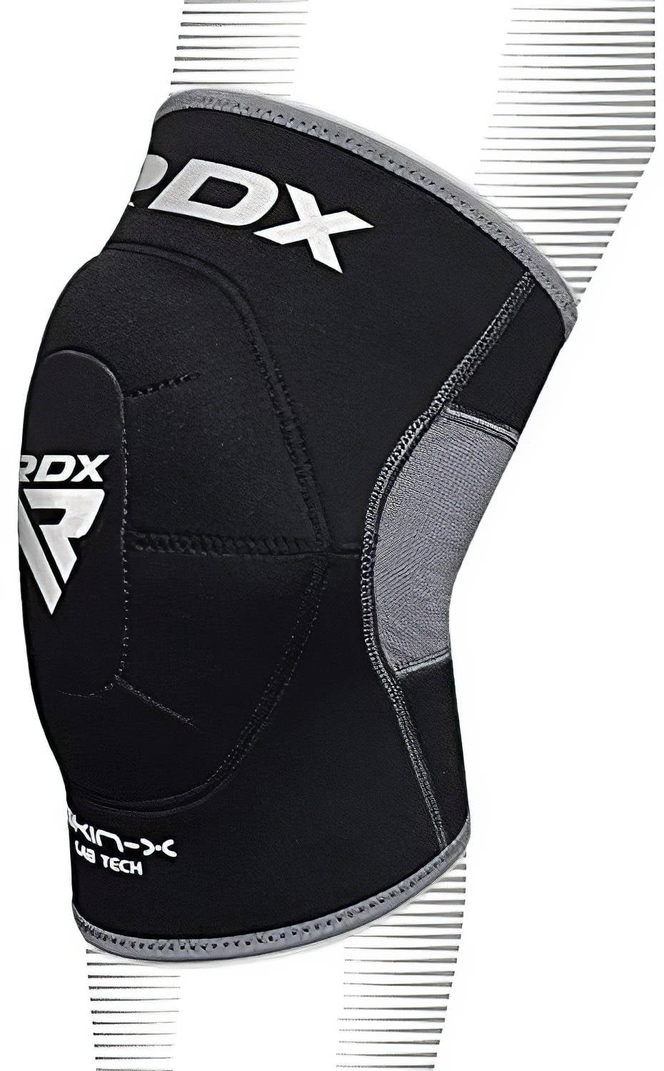 Wicking Padded Protective Knee Guards IXS Hack Unisex Breathable Moisture- Knee pads Knee Protective Gear - Knee Compression Sleeve Support for Men & Women Youth Knee Pads Black, XXL 