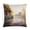 Pattern-1, variant on Realistic Watercolor Painting Of London Red Double Decker Bus Cushion Pillow Cover 16"x16" Travel Themed Linen Pillow Cover Outdoor Pillows for Sofa Car Couch Living Room Bedroom