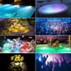 thumbnail image 5 of Luces LED sumergibles IP68, luces subacuáticas para piscina con control remoto RF, 13 cuentas de luz, 16 colores RGB, con imanes/ventosas, luz de ducha a batería para piscina., 5 of 5