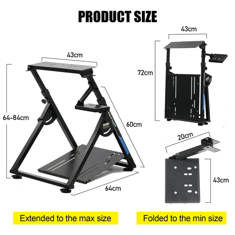 GTPLAYER Sim Racing Wheel Stand Simulator Cockpit Wheel