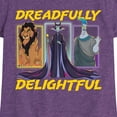 thumbnail image 3 of Disney Villains - Dreadlfully Delightful Scar Maleficent Hades - Toddler & Youth Girls Short Sleeve Graphic T-Shirt, 3 of 5