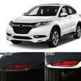 thumbnail image 4 of For -V Vezel 2016 2017 2018 Chrome Rear Fog Light Tail Lamp Eyebrow Cover Trim Protector Molding Bezel Frame Styling, 4 of 5