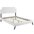 thumbnail image 3 of Corene King Platform Bed with Round Splayed Legs, 3 of 8