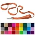 thumbnail image 2 of Country Brook Petz® 1 inch Deluxe Nylon Dog Leash, 6 Foot - Coral, 2 of 6