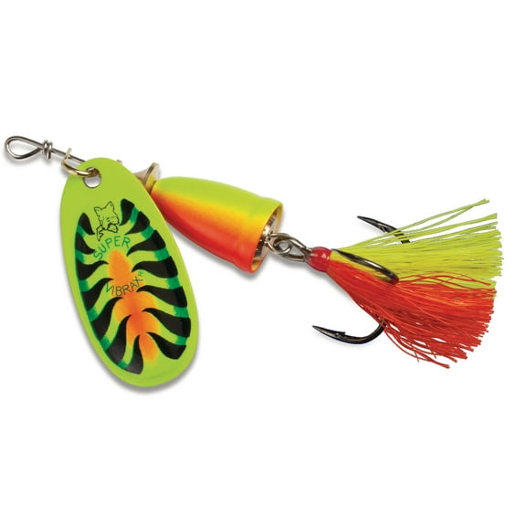 Blue Fox Classic Vibrax Foxtail Size 2 Inline Spinner 3/16oz Firetiger