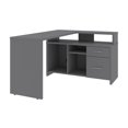 thumbnail image 1 of Bureau en L 57L Equinox de Bestar, ardoise, 1 of 6