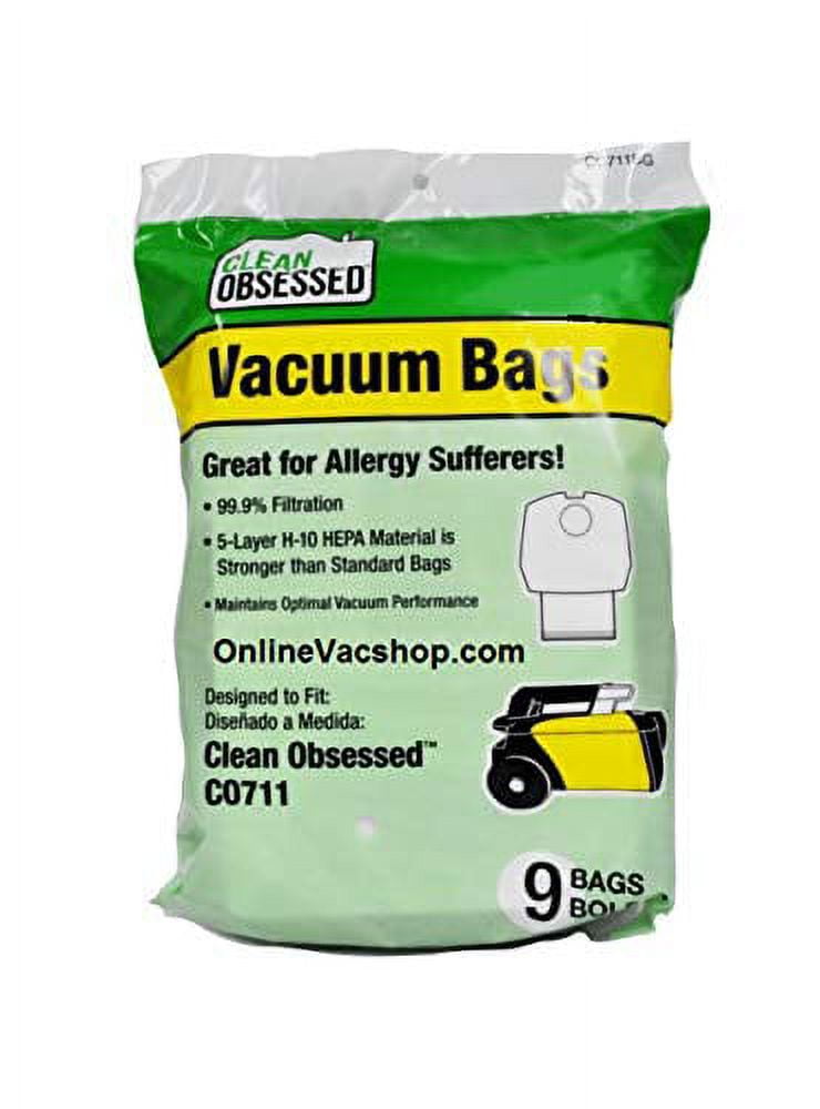 Clean Obsessed Commercial HEPA Canister Vacuum CO711 (Cleaner with Kit)