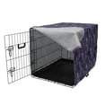 thumbnail image 3 of Nature Dog Crate Cover, Abstract with Continuous Branched Herbs, Easy to Use Pet Kennel Cover Small Dogs Puppies Kittens, 7 Sizes, Dark Purple Pale Pink, by Ambesonne, 3 of 6