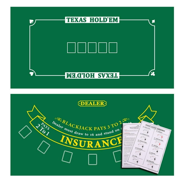 GSE Juegos & Deportes Experto Tapete de Blackjack y Póker 183x91 cm