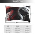 thumbnail image 2 of KLL Cool Black And White Dragon Pillow Covers Envelope Closure,Super Soft and Cozy Fuzzy Fleece Pillow Case Cover (No pillow core） 16"x24", 2 of 5