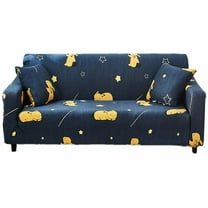 AUQ Settee Covers,Premium Elastic Polyester Sofa Covers,Adapts to Various Sizes Sofa Seat Covers,Navy Blue