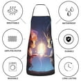 thumbnail image 6 of Easygdp Dreamy Forest Elf Apron Waterdrop Resistant with 2 Pockets,Oil Resistant Cooking Kitchen Chef Apron for Women Men, 6 of 7