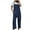 Navy jumpsuits for womens, variant on up to 60% off Gifts wycnly Jumpsuits for Women Dressy Vintage Cotton Linen Loose Pocket Strap Long Jumpsuits Overalls Summer Square Neck Sleeveless Solid Maxi Formal Rompers Pink s