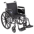 thumbnail image 2 of Invacare Tracer (SX5) Wheelchair with Full Length Arms and Hemi Footrests with Heel Loops (18" Seat), 2 of 6