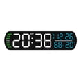thumbnail image 1 of Reloj despertador digital con LED, versátil, regalo de cumpleaños, práctico reloj digital de escritorio para decoración de dormitorio y sala Blanco, 1 of 8