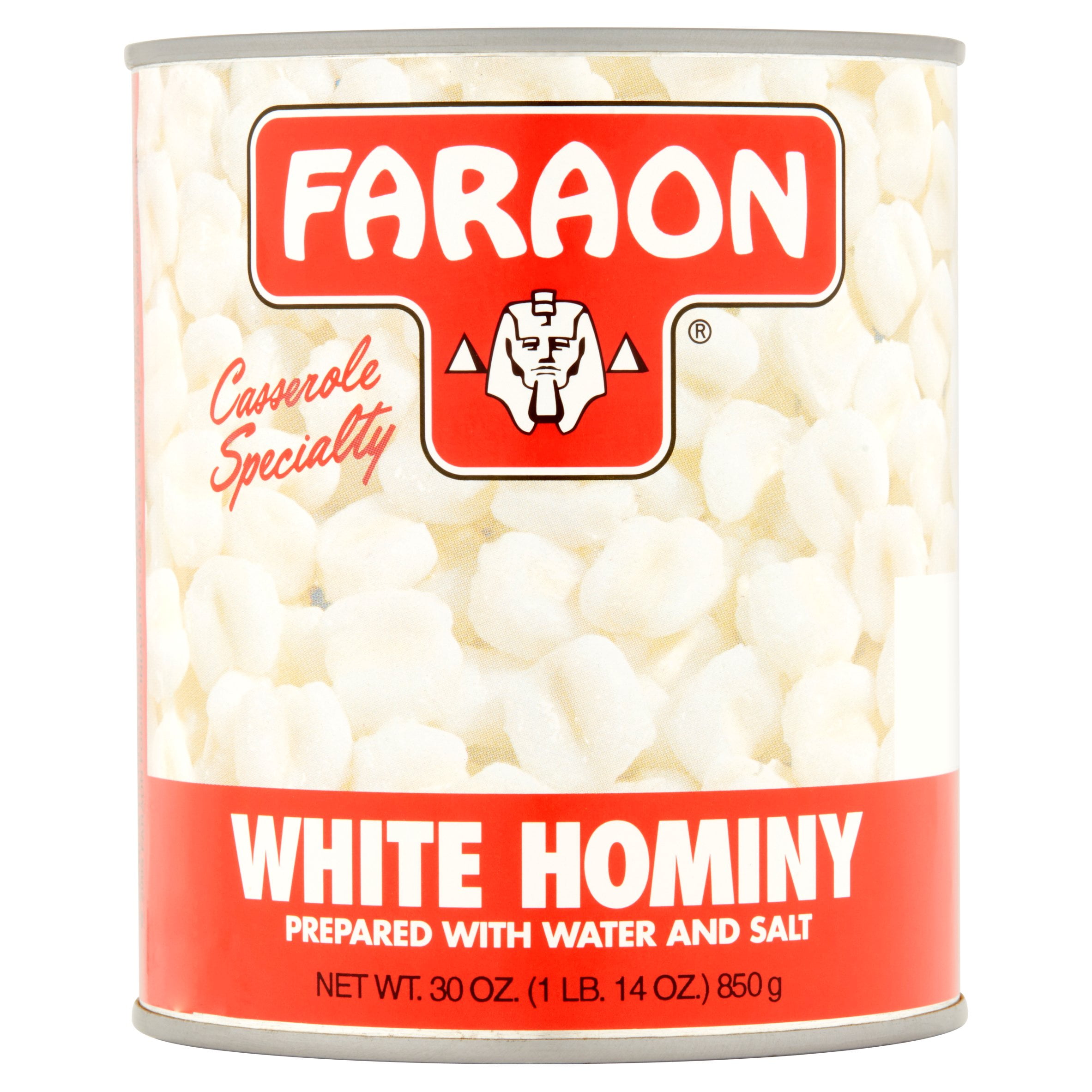 Faraon Casserole Specialty White Hominy, 30 Oz