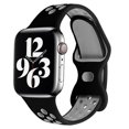 thumbnail image 1 of Pulsera deportiva compatible con Apple Watch Strap, pulsera de silicona transpirable con hebilla de doble orificio para iWatch Series 7 SE, 1 of 5