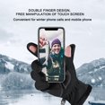 thumbnail image 7 of Miogawg Winter Fingerless Gloves, Warm Windproof Work Gloves, Cold Weather Touchscreen Warm Cycling Gloves For Ski Motorcycle Driving Riding Fishing, 7 of 7
