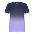 thumbnail image 5 of Agkizg Men's Gradient Short Sleeve T-Shirt, Crew Neck Casual Athletic Soft Breathable Pullover Tops, Lightweight Daily Outdoor Workout Basic Tee Shirts, 5 of 5