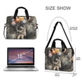 thumbnail image 3 of FORMRS 16" Laptop Bag Carrying Sleeve Case with Handle Travel Shoulder Briefcase, Watercolor Space, 3 of 8