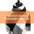 thumbnail image 4 of Fashion Long Shawl Big Grid Winter Warm Lattice Large Scarf, 4 of 5